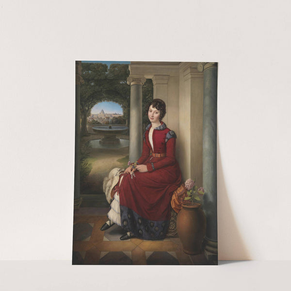 Marchesa Marianna Florenzi by Heinrich Maria Von Hess