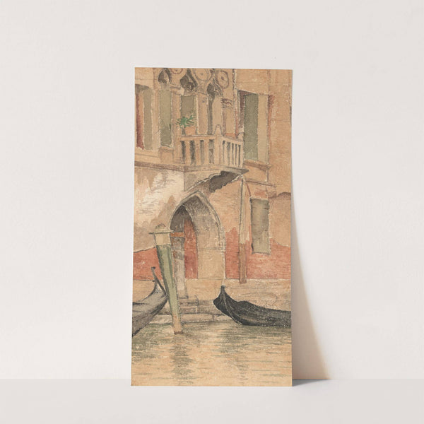 Marco Polo's house, Venice, Italy by Joseph Edward Southall