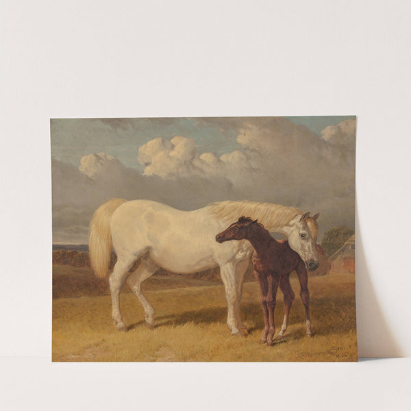 Mare and foal by John Frederick Herring Snr.
