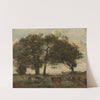 Marecages Boisée Avec Trois Vaches (1871-1872) by Jean-Baptiste-Camille Corot