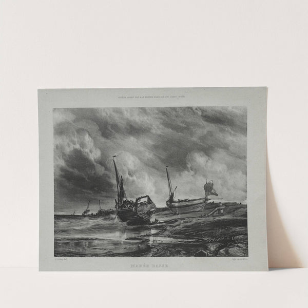 Marée basse (1831) by Eugène Isabey