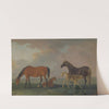 Mares and Foals, facing left by Sawrey Gilpin