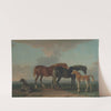 Mares and Foals, facing right by Sawrey Gilpin