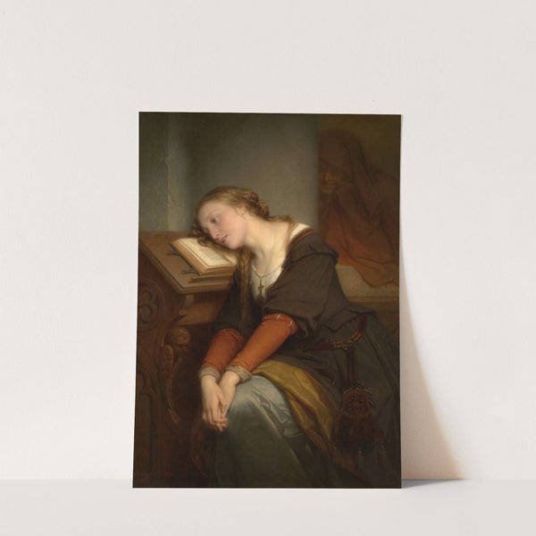 Margaret at the Church by Nicaise De Keyser