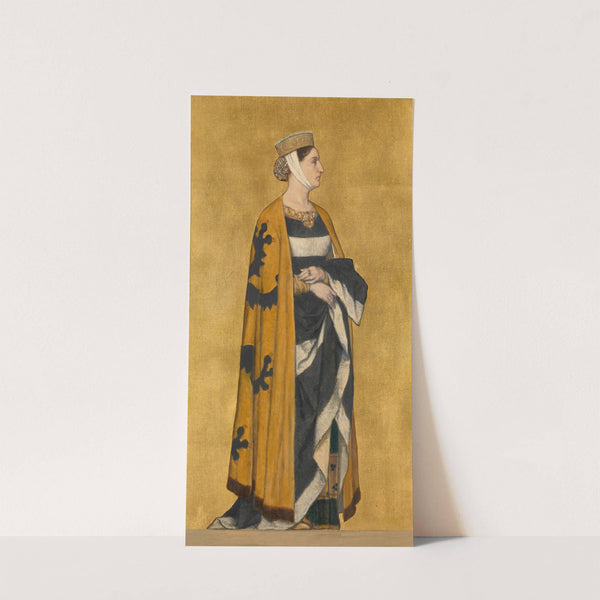 Margaret of Flanders, Daughter of Baldwin of Constantinople (1889) by Albert Frans Lieven De Vriendt