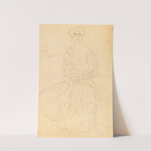 Margaret Stonborough-Wittgenstein sitzend Studie by Gustav Klimt