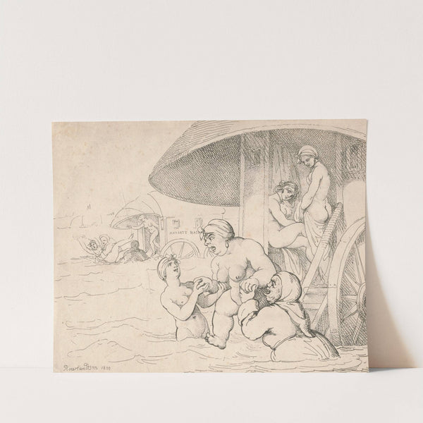 Margate bathers (1800) by Thomas Rowlandson