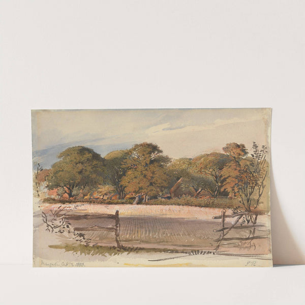 Margate, October 2nd, 1850 by George Richmond