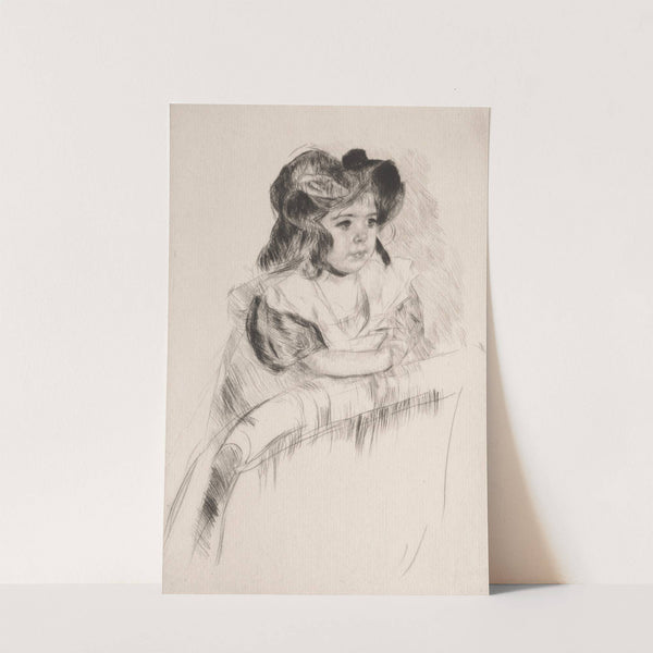 Margot, Resting Arms on Back of Armchair (c. 1903) by Mary Cassatt