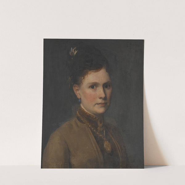 Maria Agnes Claesson (1843- efter 1903) by Edvard Perséus