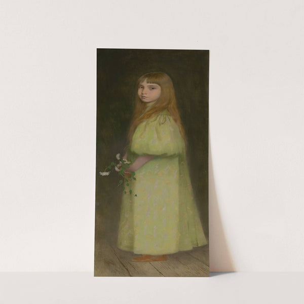 Mária Anna Czóbel as a Girl by Ferdinand Katona