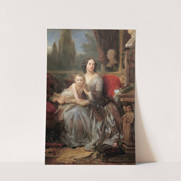 Maria Brignole-Sale, Duchess of Galliera, with her son Filippo by Léon Cogniet