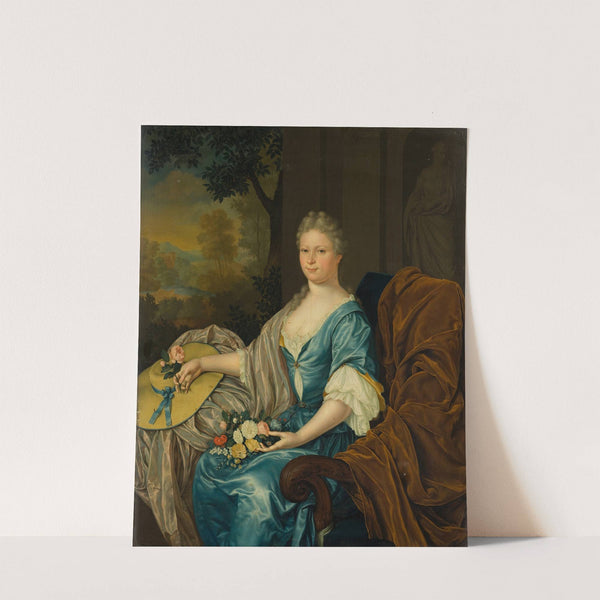 Maria Clara van der Hagen (1703-1765) (1725) by Frans Van Mieris The Younger