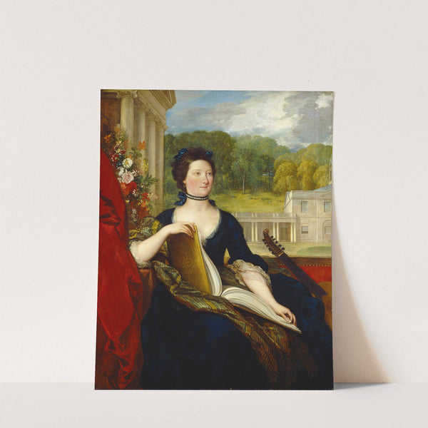 Maria Hamilton Beckford (Mrs. William Beckford) (1799) by Benjamin West