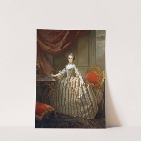 Maria Luisa of Parma (1751–1819), Later Queen of Spain (1765) by Laurent Pécheux