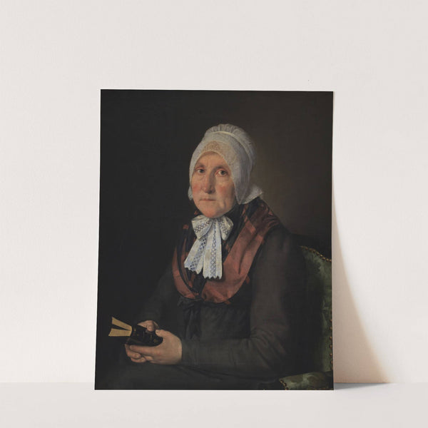 Maria Magdalena Jensen, née Jessen, the Artist’s Mother (1821 – 1822) by Christian Albrecht Jensen
