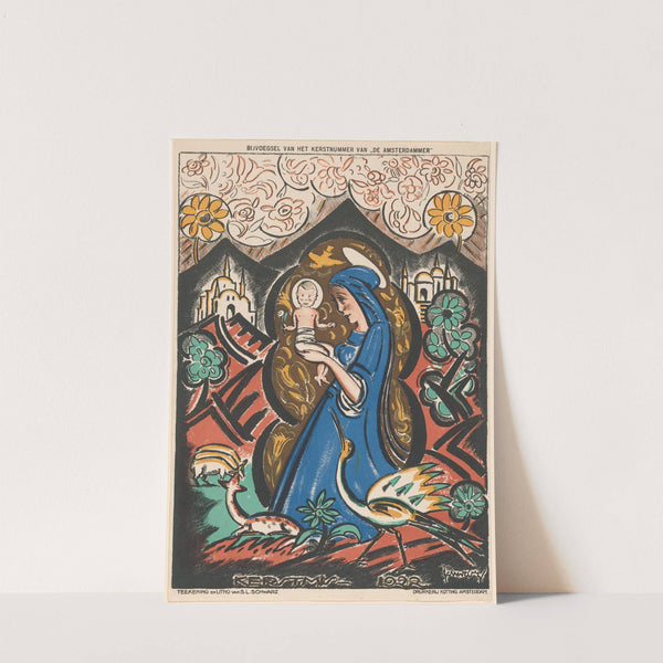 Maria met kind (1922) by Mommie Schwarz