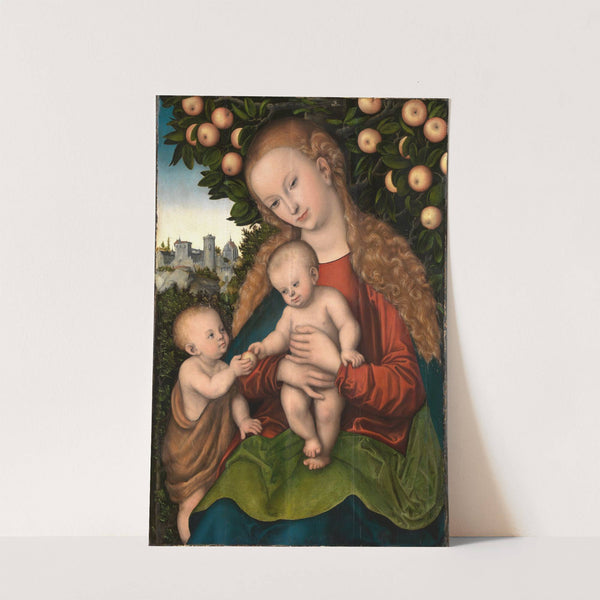 Maria mit dem Kind und dem Johannesknaben unter dem Apfelbaum (1535) by Lucas Cranach the Elder