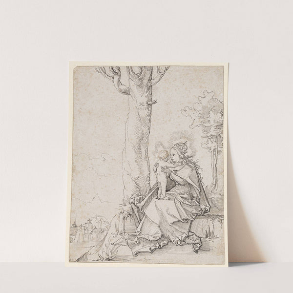 Maria mit Kind in der Landschaft by Hans Leu the younger