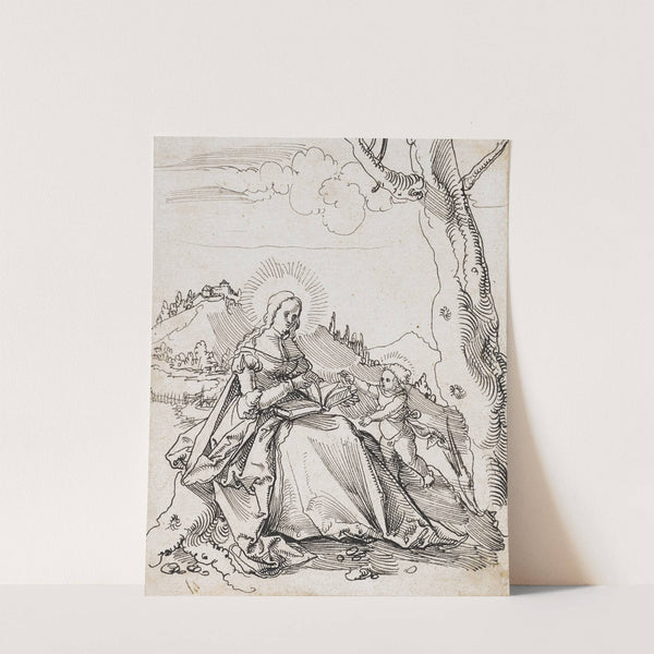 Maria mit Kind in der Landschaft by Hans Leu the younger