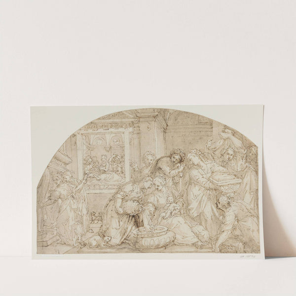 Mariæ fødsel by Giovanni Battista Rovere