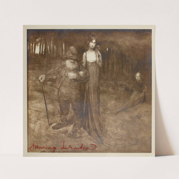 Mariage de raison by Jean Veber