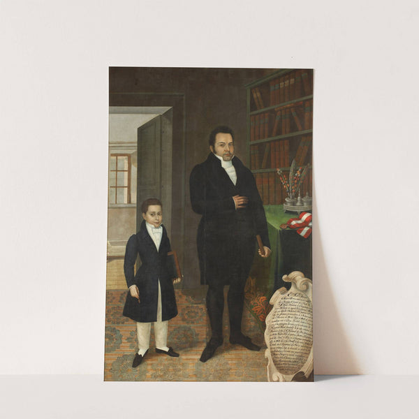 Mariano Alejo Álvarez and his Son by José Gil de Castro