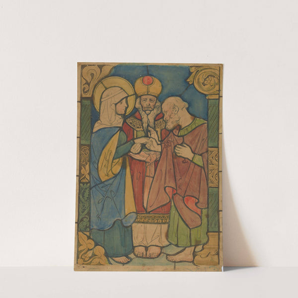 Maria's wedding with Józef by Józef Mehoffer