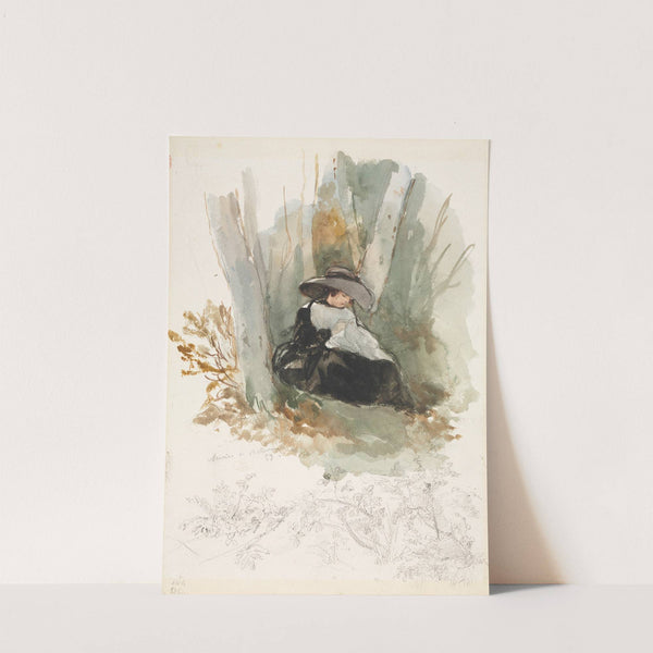 Marie à Bellevue by Louis Gallait