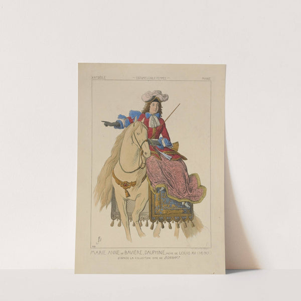Marie Anne de Bavière, dauphine, mère de Louis XV (1690.) by Raphaël Jacquemin