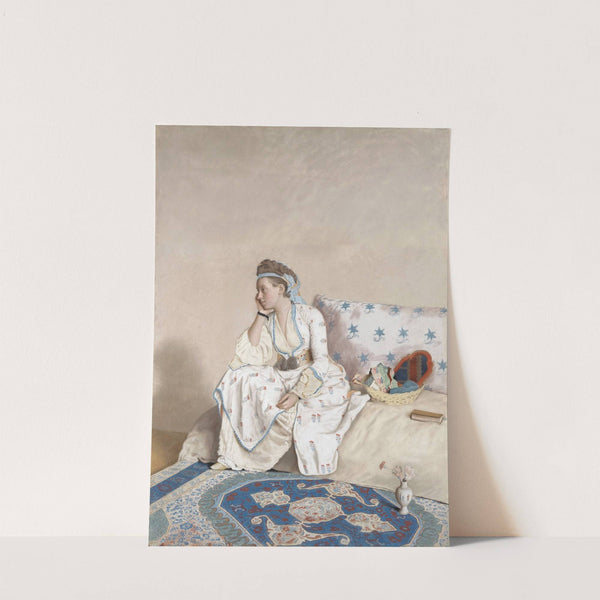 Marie Fargues, the Painter’s Wife by Jean-Etienne Liotard