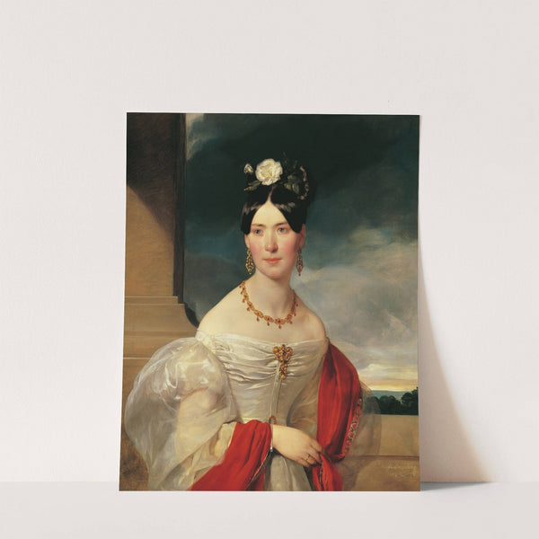 Marie Freiin Vesque of Puettlingen (1832) by Friedrich von Amerling