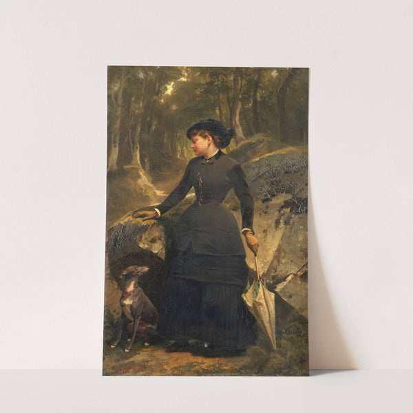 Marie Giraud, fille du peintre Charles Giraud, nièce d’Eugène Giraud (1881) by Eugène Giraud