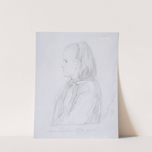 Marie Jerichau 10½ år gammel (1861) by Elisabeth Jerichau Baumann