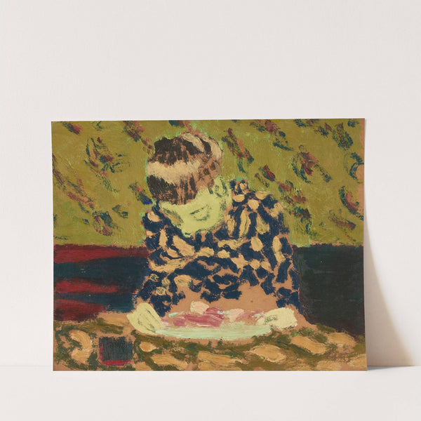 Marie penchée sur son ouvrage (circa 1891) by Édouard Vuillard