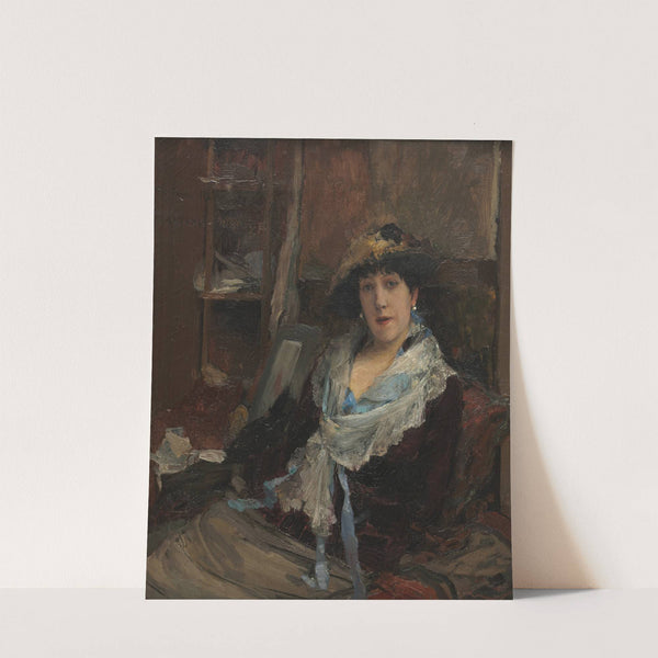 Marie Samary of the Odéon Theater by Jules Bastien-Lepage