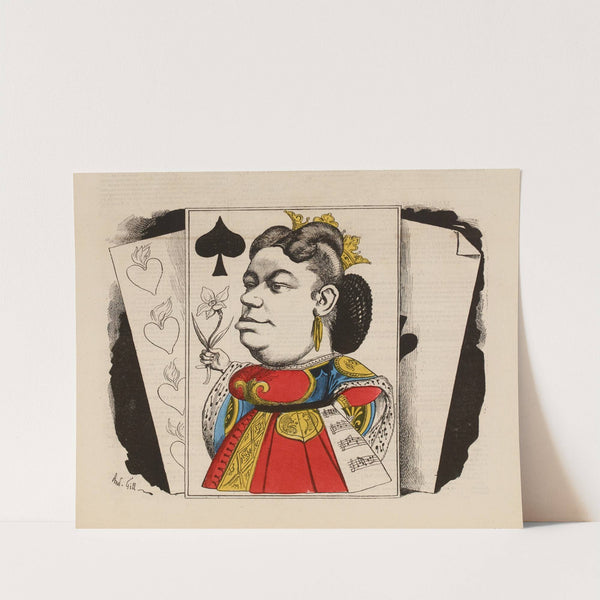 Marie Sass (1867) by André Gill