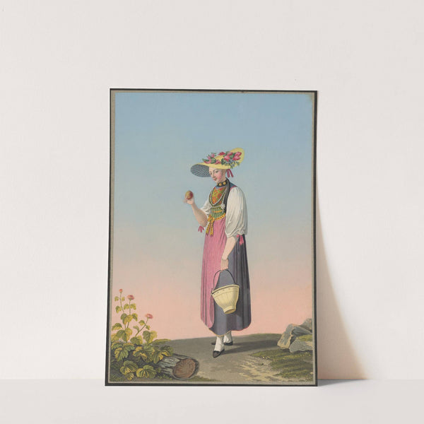 Marie Schlatter, De Buchs au Canton d’Unterwald (1825-1830) by Jean Emmanuel Locher