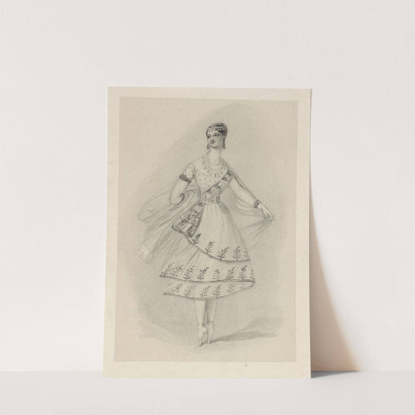 Marie Taglioni in Le dieu et la bayadère (1834-08) by Alfred Edward Chalon