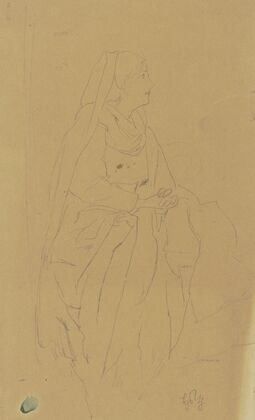 Marienstudie zur ‘Flucht nach Ägypten’ (1879)