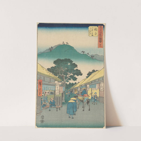 Mariko (1855) by Andō Hiroshige