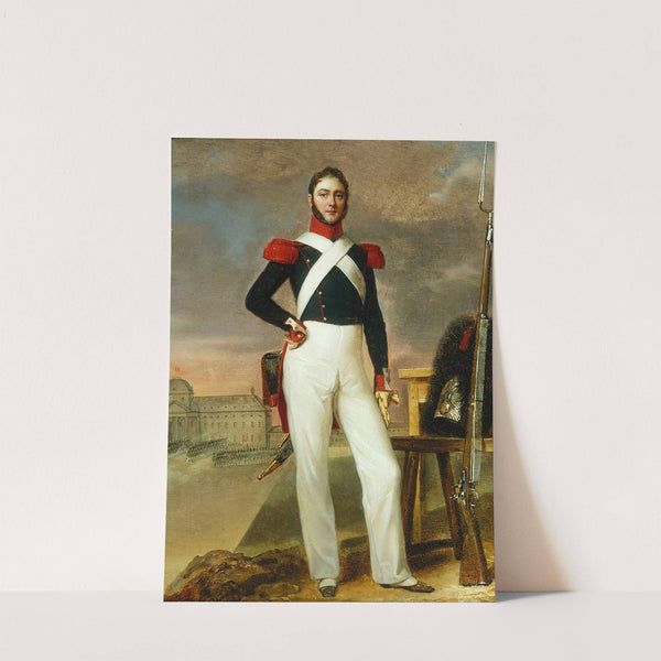 Marin Burty, marchand de nouveautés, en tenue de grenadier (1830) by Alexandre-Jean Dubois-Drahonet