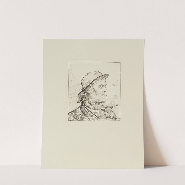 Marin Mess Lethierry – dessin non utilisé (1920-1921) by Achille Granchi-Taylor