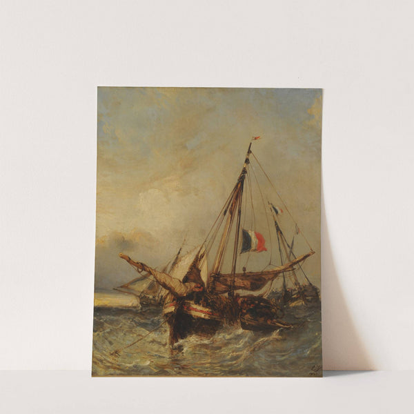 Marina (1840) by Eugène Isabey