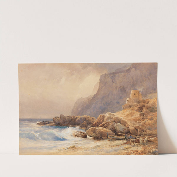 Marina piccola, Capri (1874) by Edward Theodore Compton