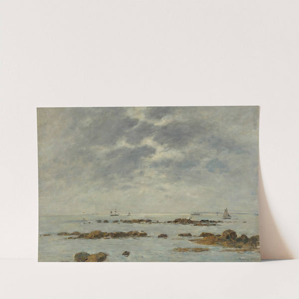 Marine À St. Vaast-La Hougue (Manche) (1892) by Eugène Boudin