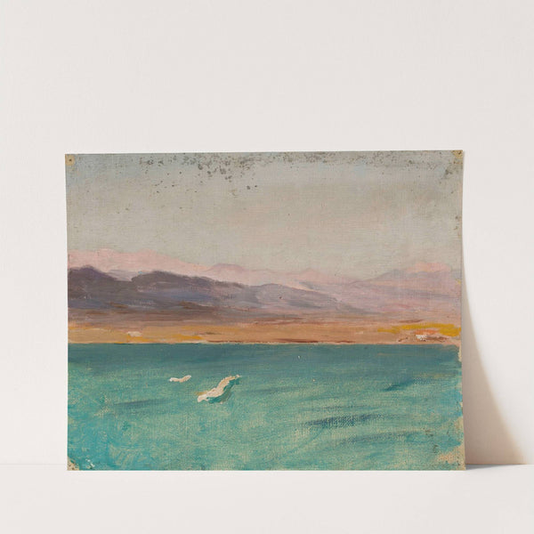 Marine landscape. From the journey to Palestine by Jan Ciągliński