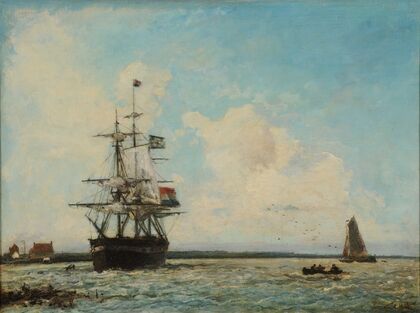 Marine. Le Grand Canal de Dordrecht