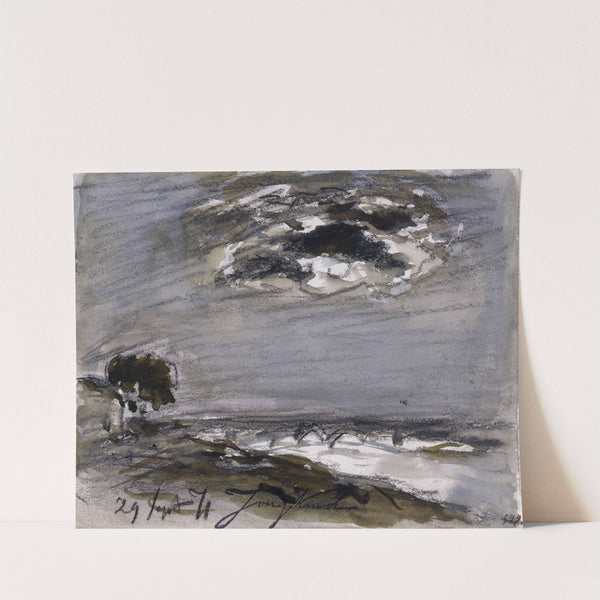 Marine par gros temps by Johan Barthold Jongkind