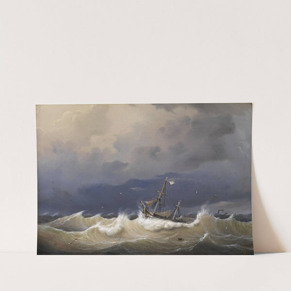 Marinestück (1852) by Johann Baptist Weiss